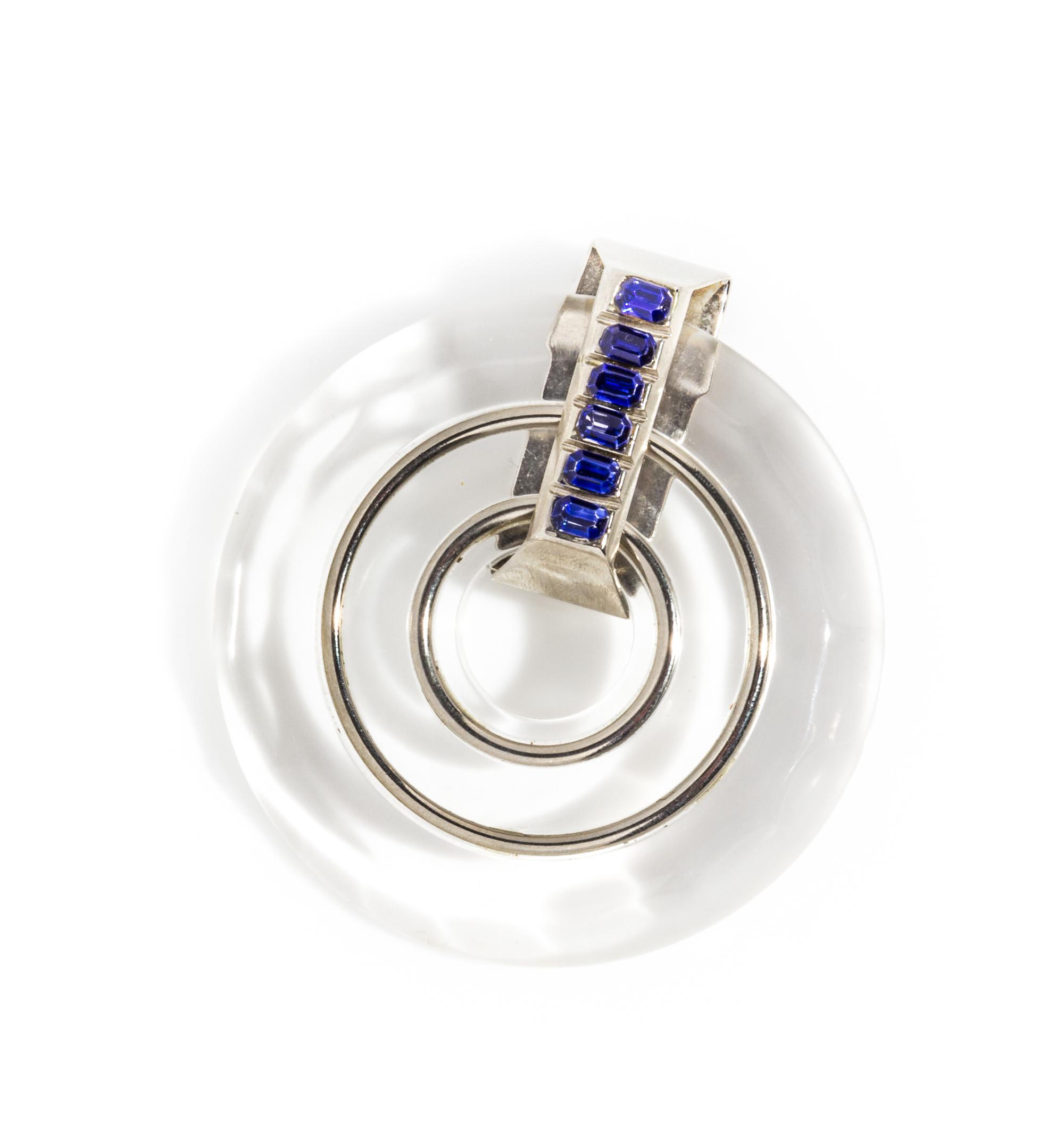 A Gianni Versace Art Deco Brooch,