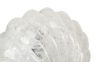 A Set of Three Rock Crystal Shell-Shaped Dishes