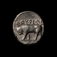 [ANCIENTS] LUCANIA. Thurium (c. 443-400 BC). AR Stater. (7.2 g, 20mm).