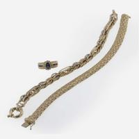 Collection of Yellow Gold Bracelets and Ring