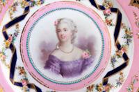 A Set of Twelve Sèvres Style Porcelain Plates Depicting Courtiers