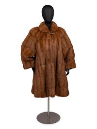 Revillon Sable Fur Coat, 1980-90s