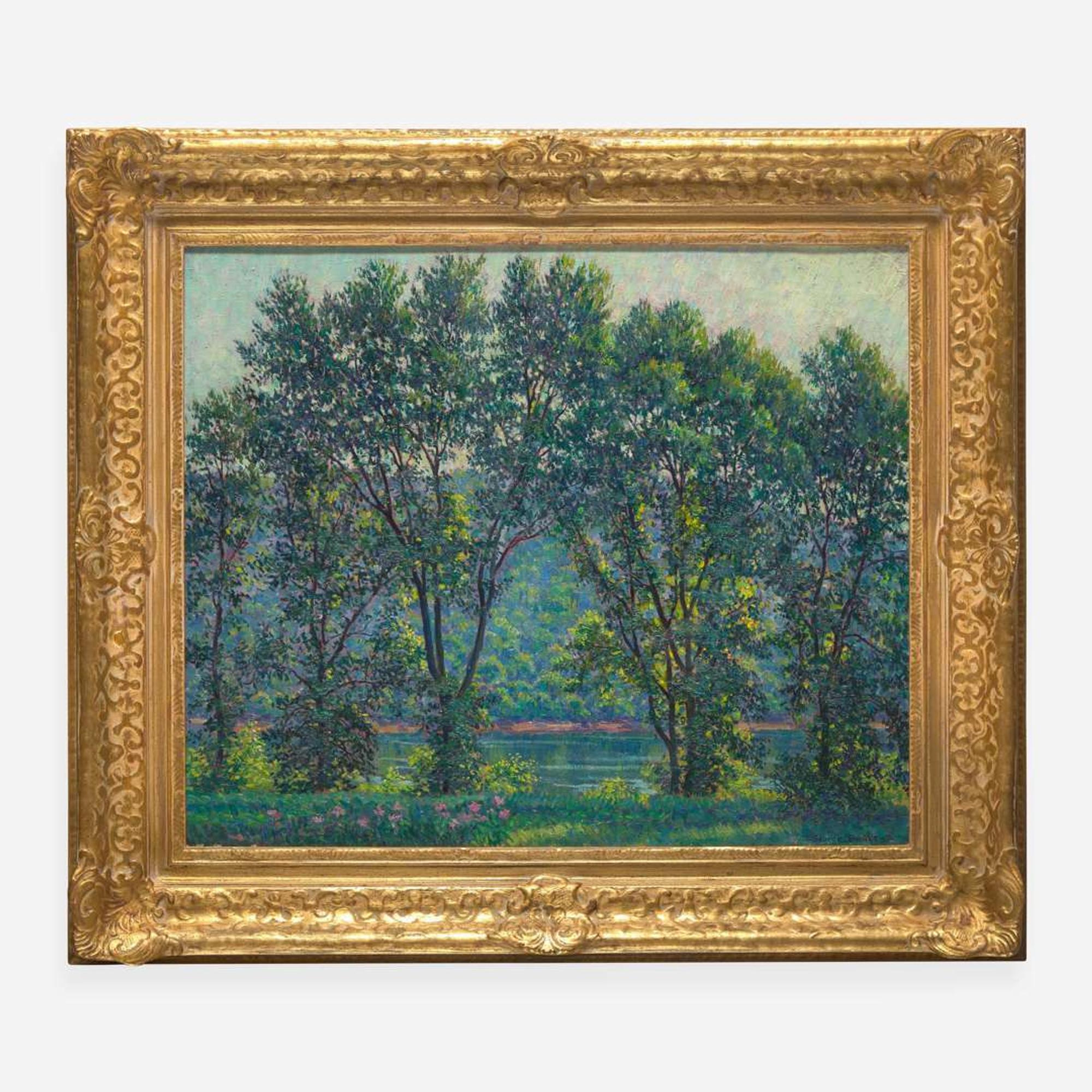 Samuel George Phillips (American, 1890–1965) Summer on the Delaware