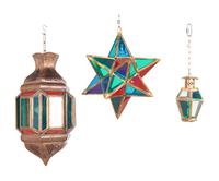 A Pierced Metal Middle Eastern Lantern