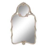 A Louis XVI Style White-Painted Mirror