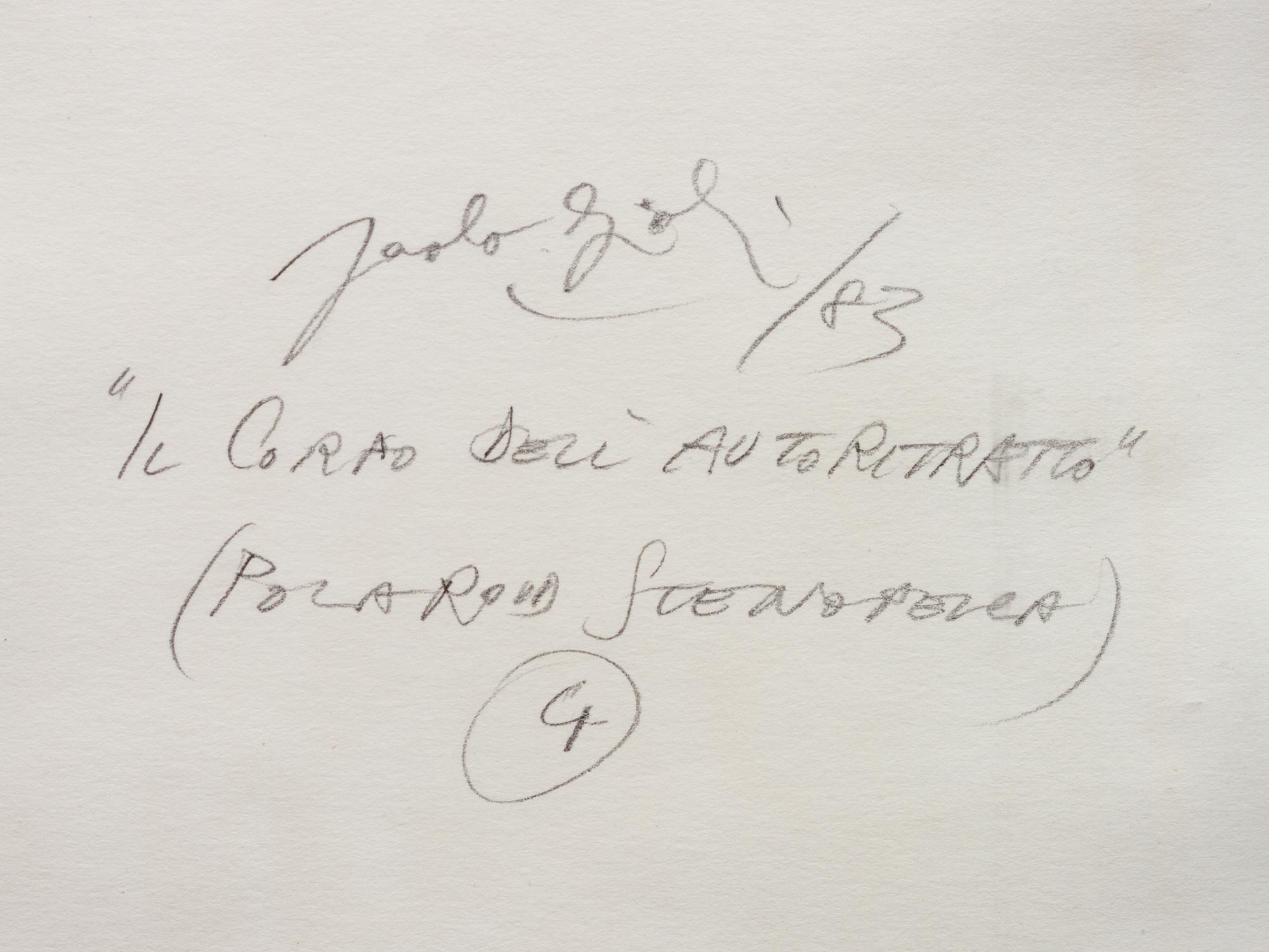 A pair of works (Il Corpo Deli Autoritratto , 1983; Untitled (leaf) , 1984)