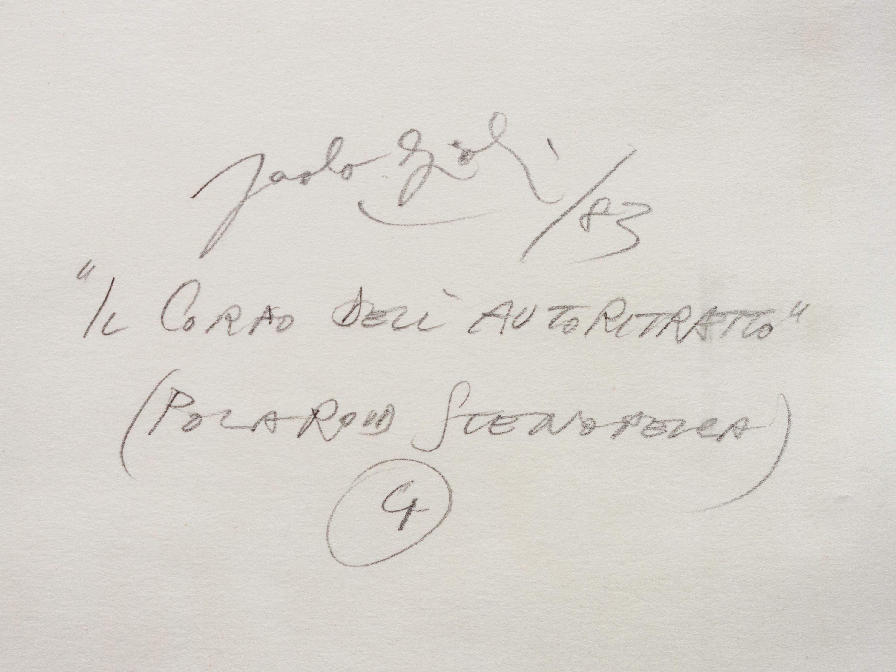 A pair of works (Il Corpo Deli Autoritratto , 1983; Untitled (leaf) , 1984)