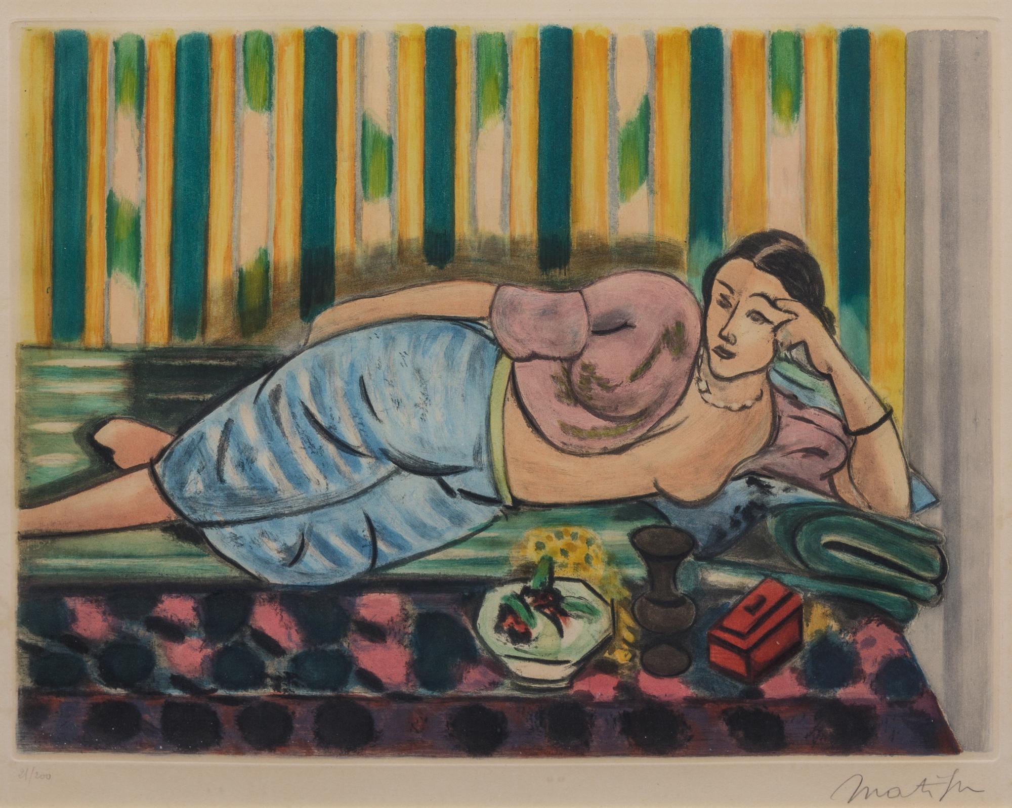Odalisque au coffret rouge