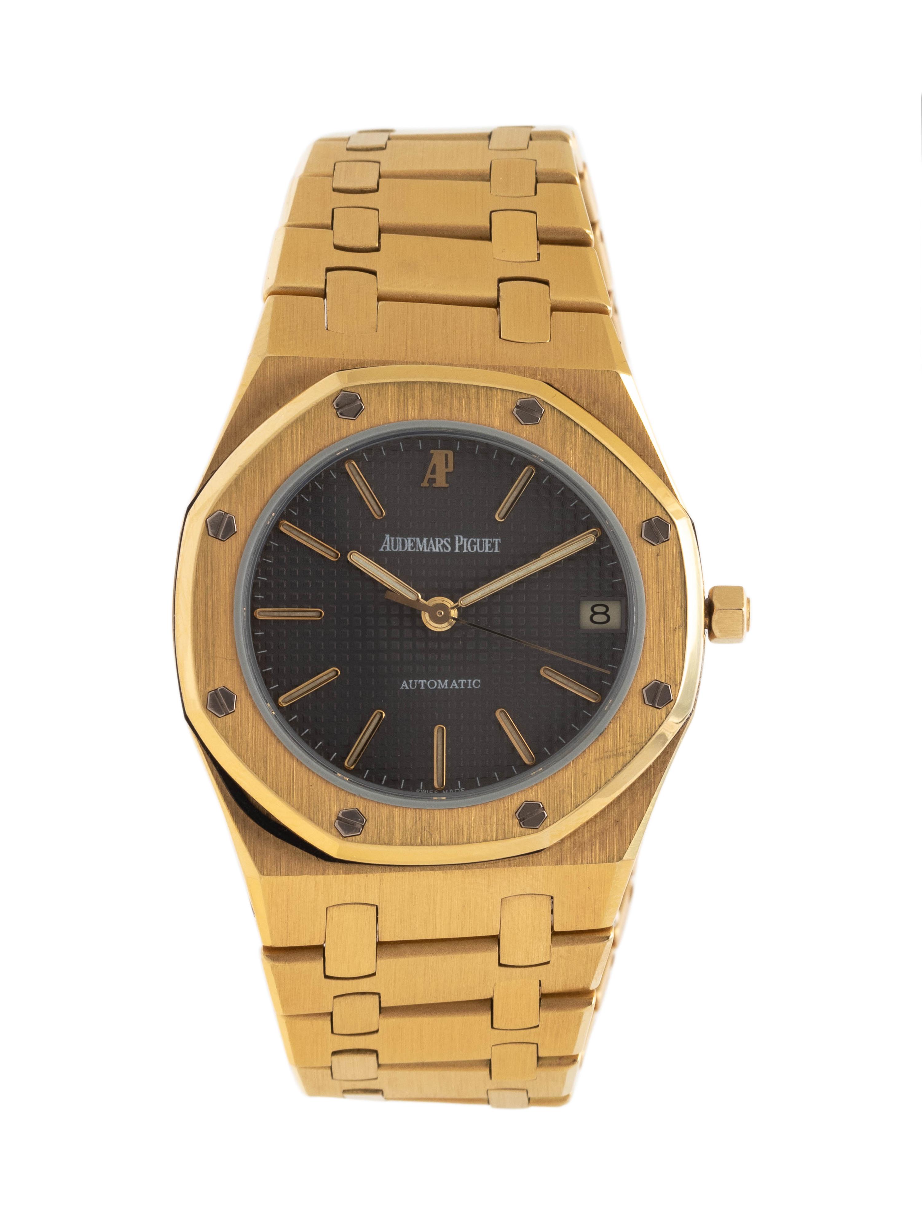 AUDEMARS PIGUET, REF. 477/4100BA 18K YELLOW GOLD 'ROYAL OAK' WRISTWATCH