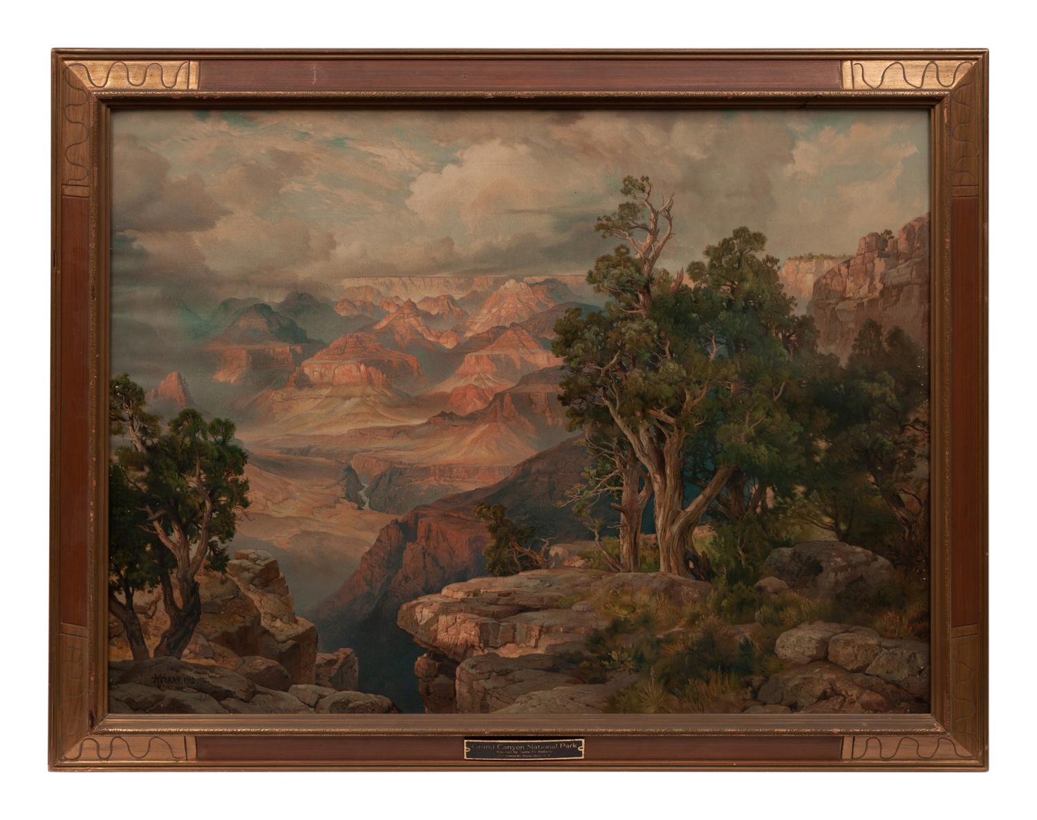 Grand Canyon National Park, Reached by Santa Fe Railway