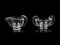 A Group of Steuben Glass Dining Articles