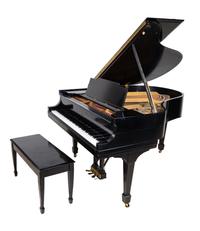 A Steinway & Sons Black Lacquered Baby Grand Piano