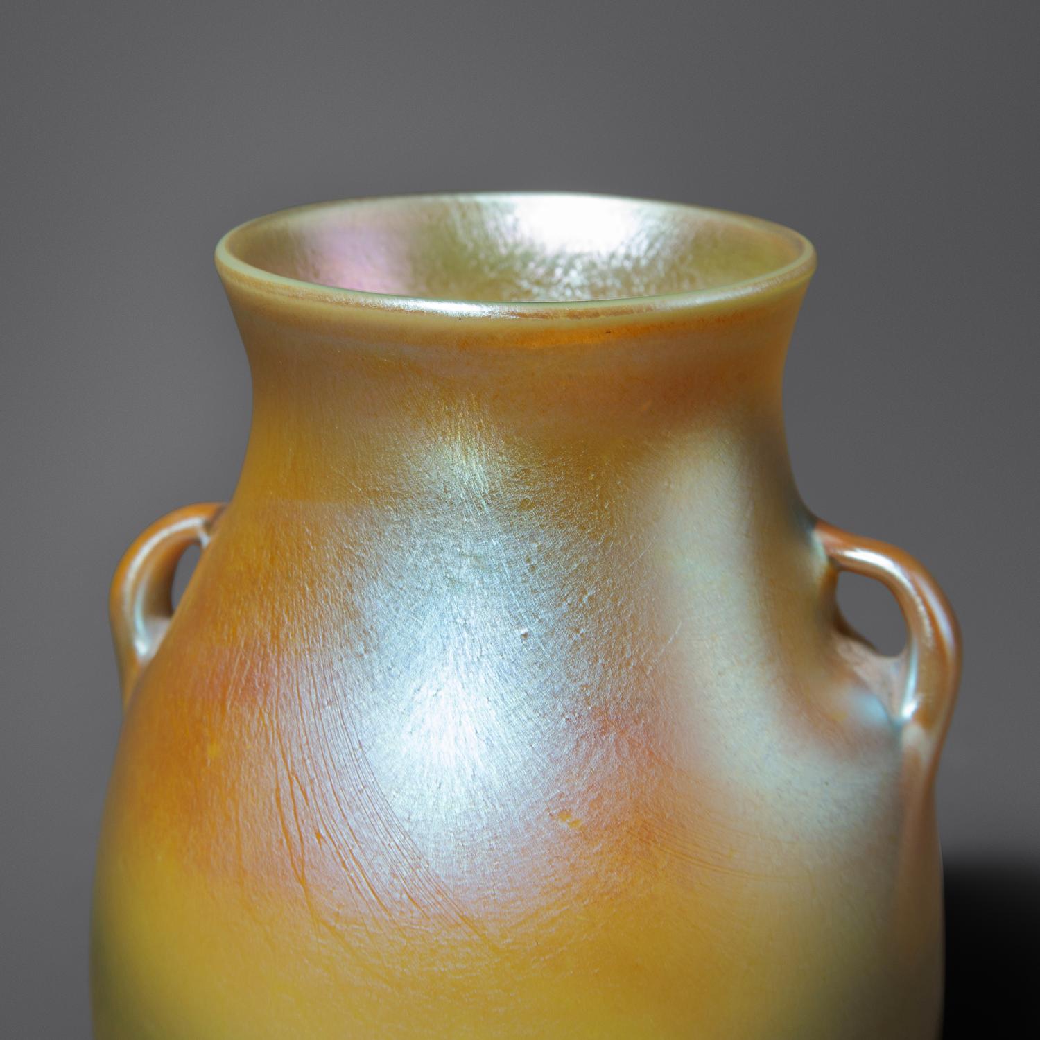 Favrile vases, group of 3