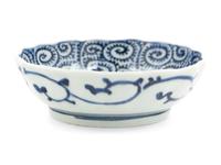 A Chinese Export Blue and White Porcelain Plate