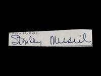 A Group of 10 Stan Musial Signed Autograph Cuts from The Collection of Stan Musial,