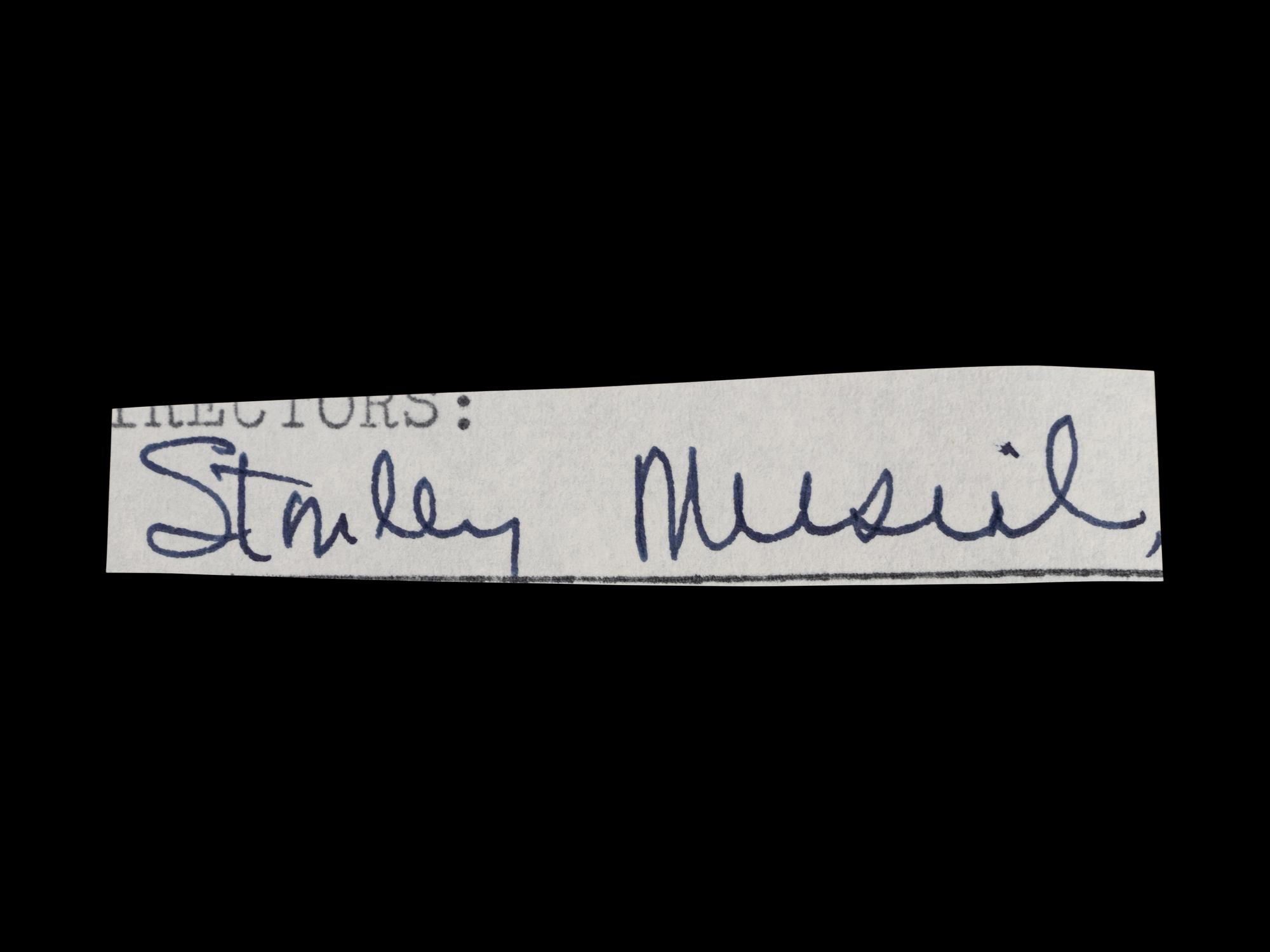 A Group of 10 Stan Musial Signed Autograph Cuts from The Collection of Stan Musial,