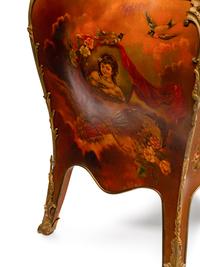 A Louis XV Style Gilt-Bronze-Mounted Vernis Martin Vitrine
