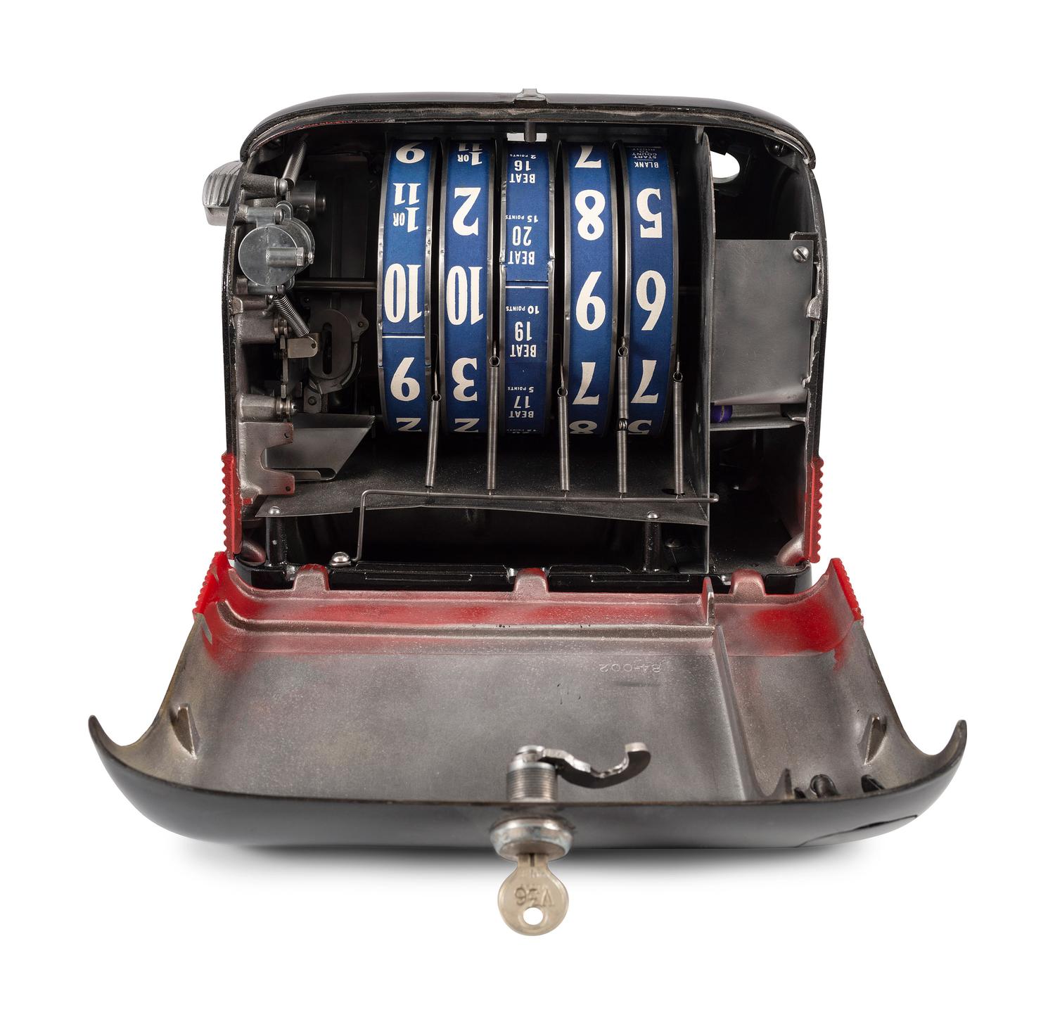 A Reel "21" Coin Operated Black Jack Trade Simulator