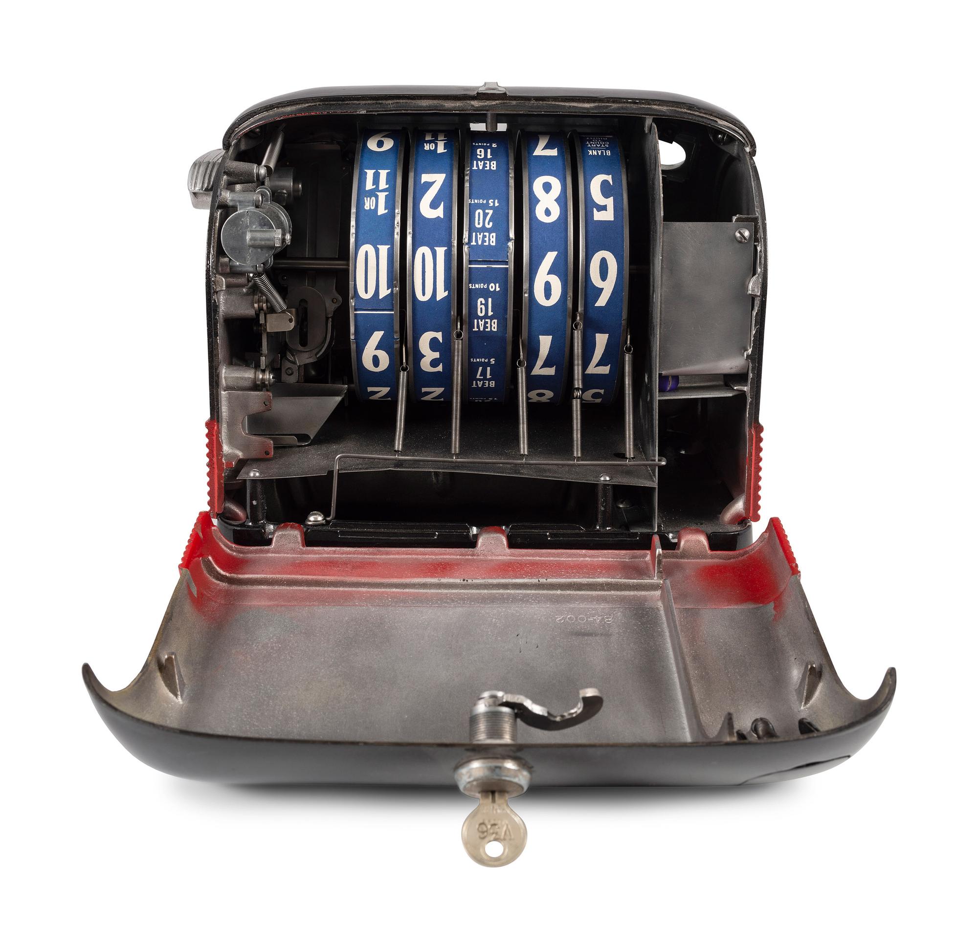 A Reel "21" Coin Operated Black Jack Trade Simulator
