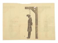 [CIVIL WAR]. The Life of Jeff. Davis in Five Expressive Tableaux . Ca 1865.