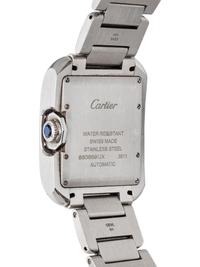 CARTIER, REF. 3511 STAINLESS STEEL 'TANK ANGLAISE' WATCH