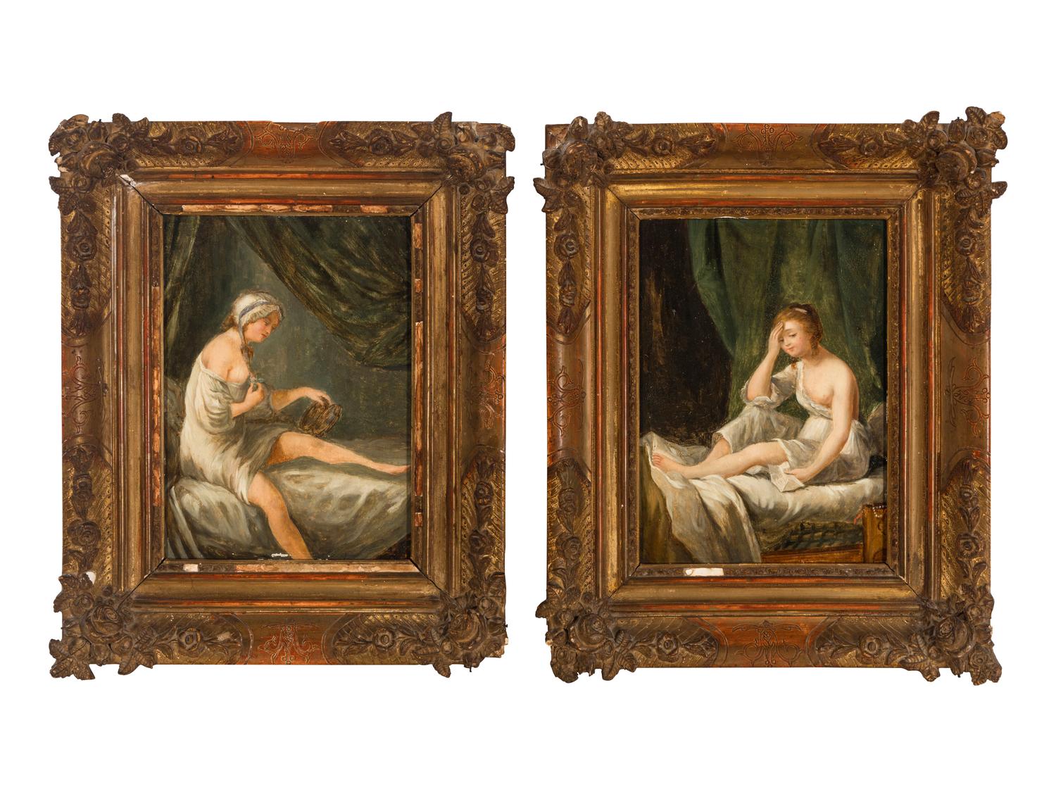The Portrait and The Letter (a pair)