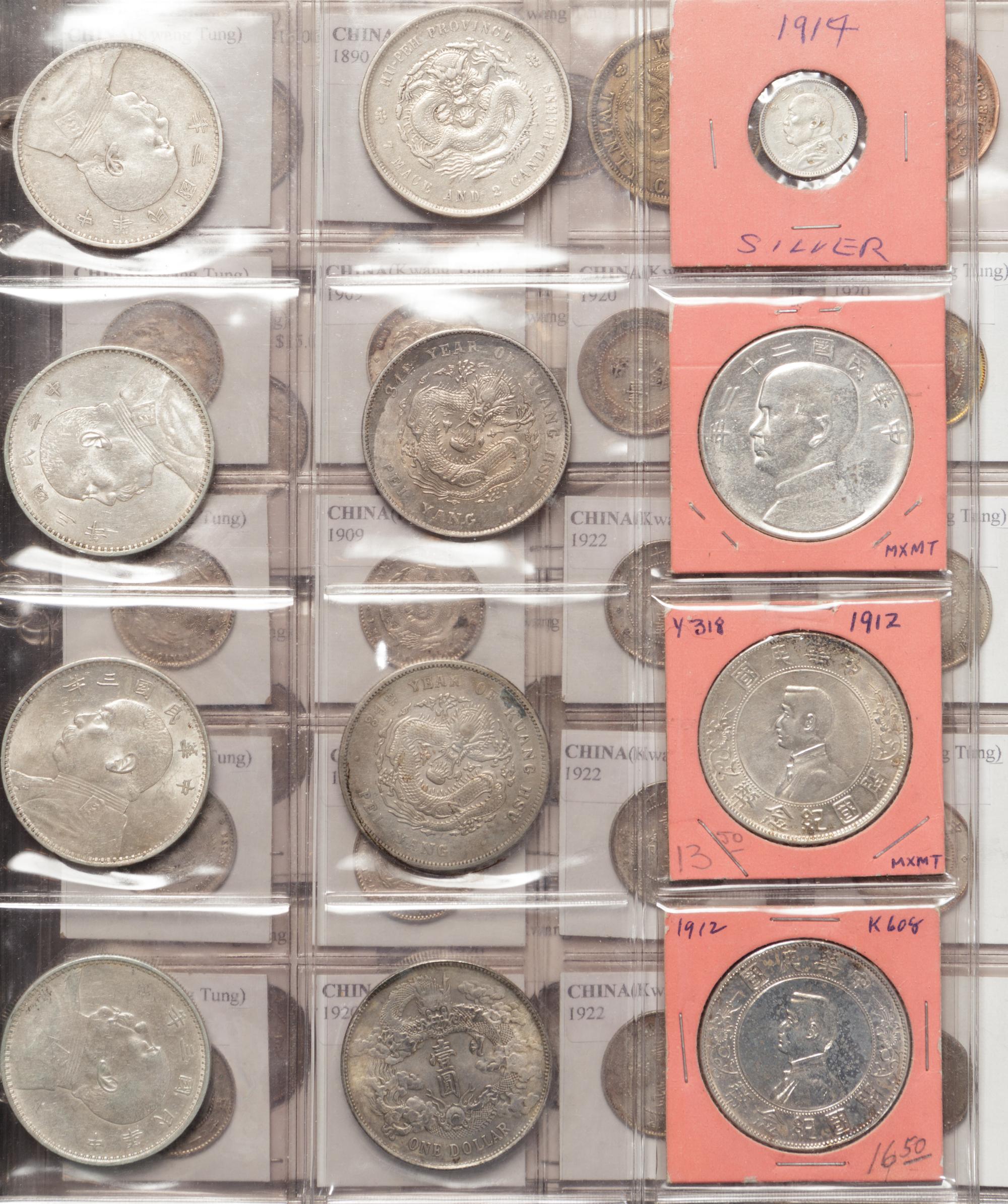 A Large Collection of Chinese Coins and Pendants
