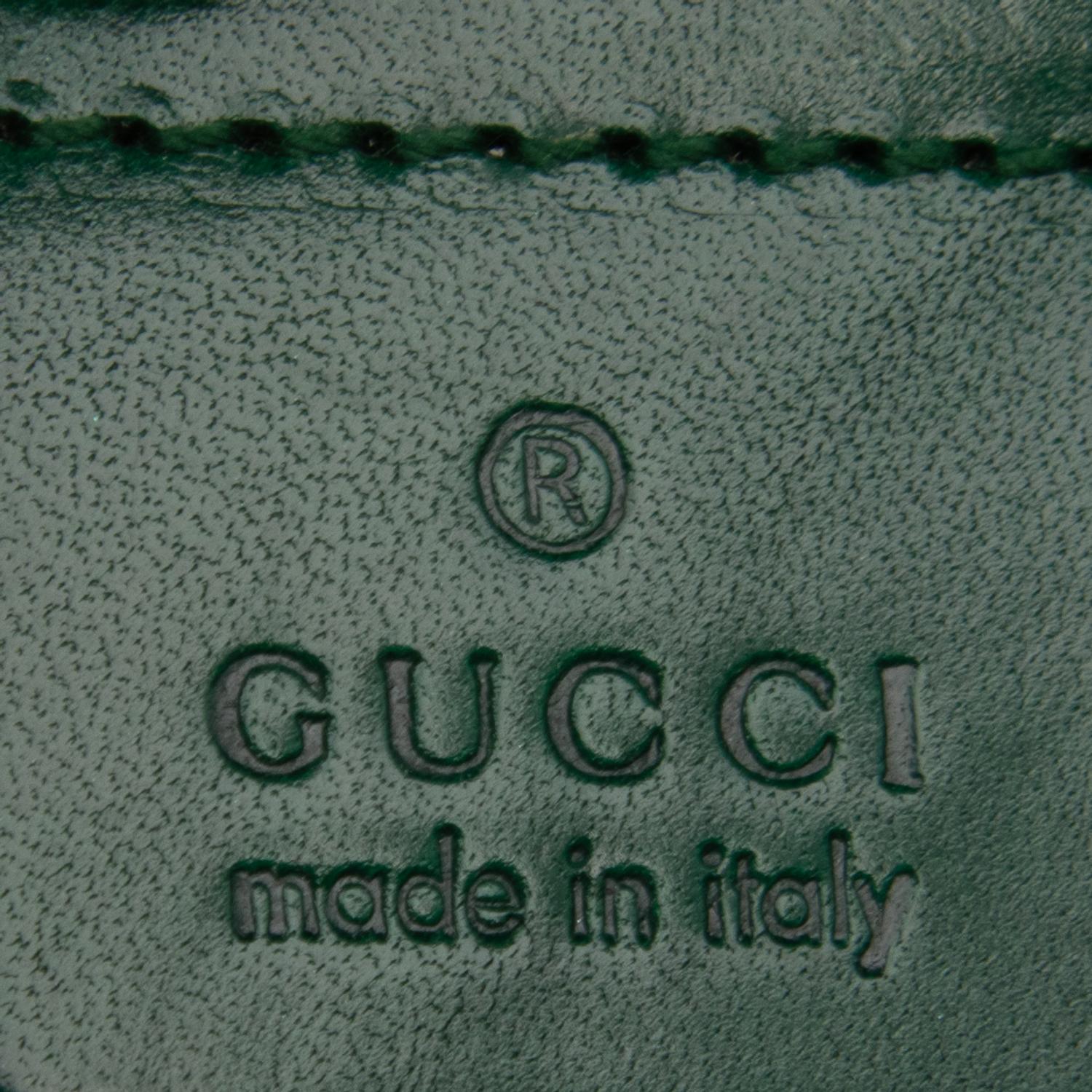 Gucci, Monogram Secret Satchel with Crocodile Trim