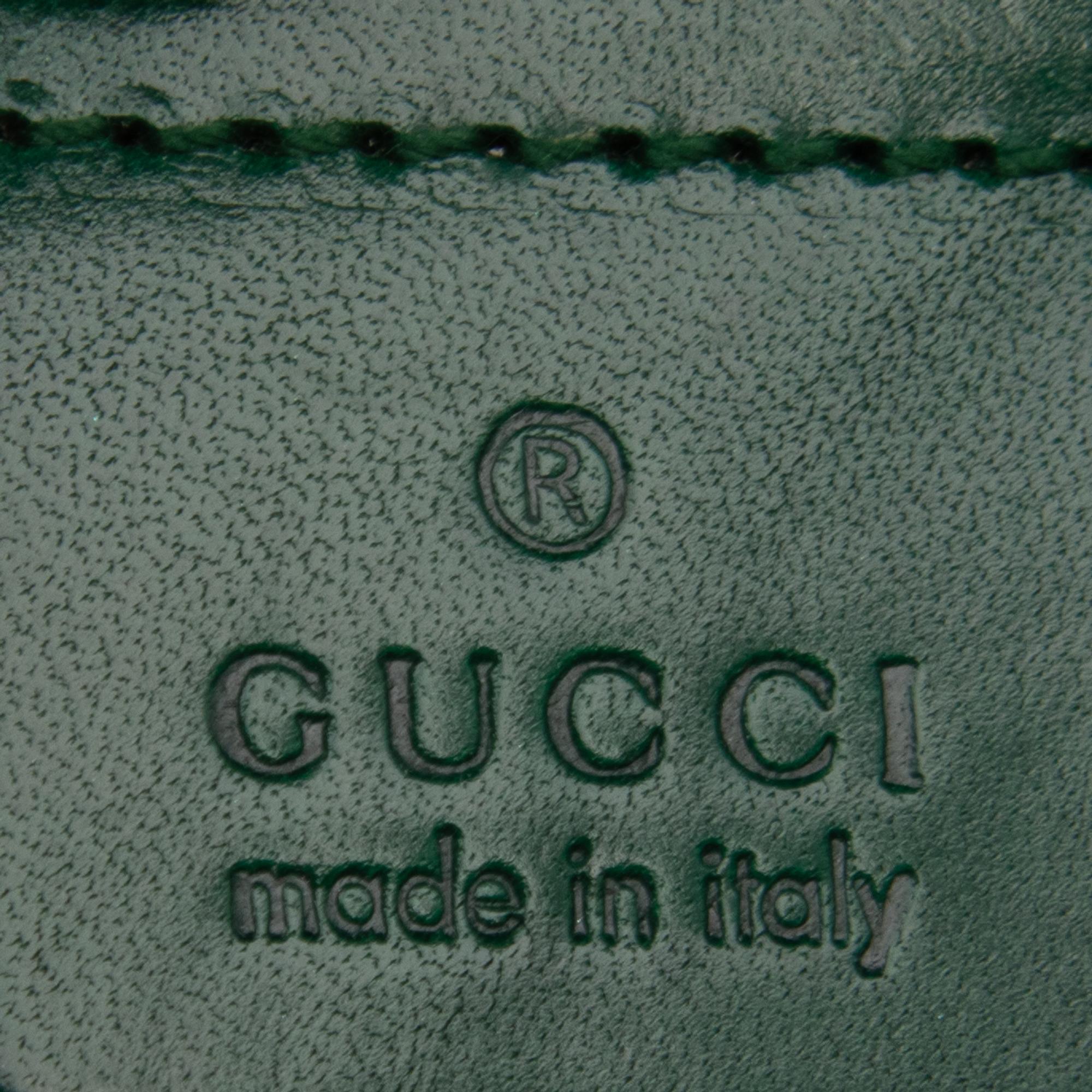 Gucci, Monogram Secret Satchel with Crocodile Trim