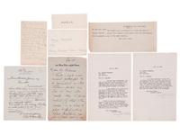 [AUTHORS] -- [PUBLISHERS]. A group of 14 autographs, including Gilbert CANNAN (1884-1955) and Owen DAVIS (1874-1956).