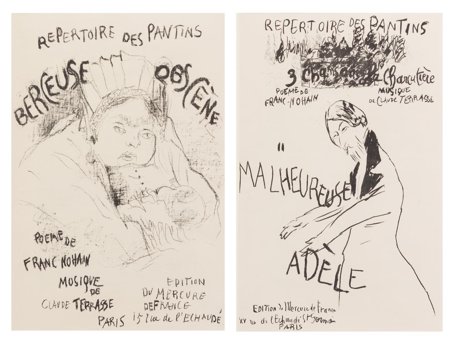 Pierre Bonnard, (French, 1867-1947), Covers from the series Le repertoire des patins (a pair of works)