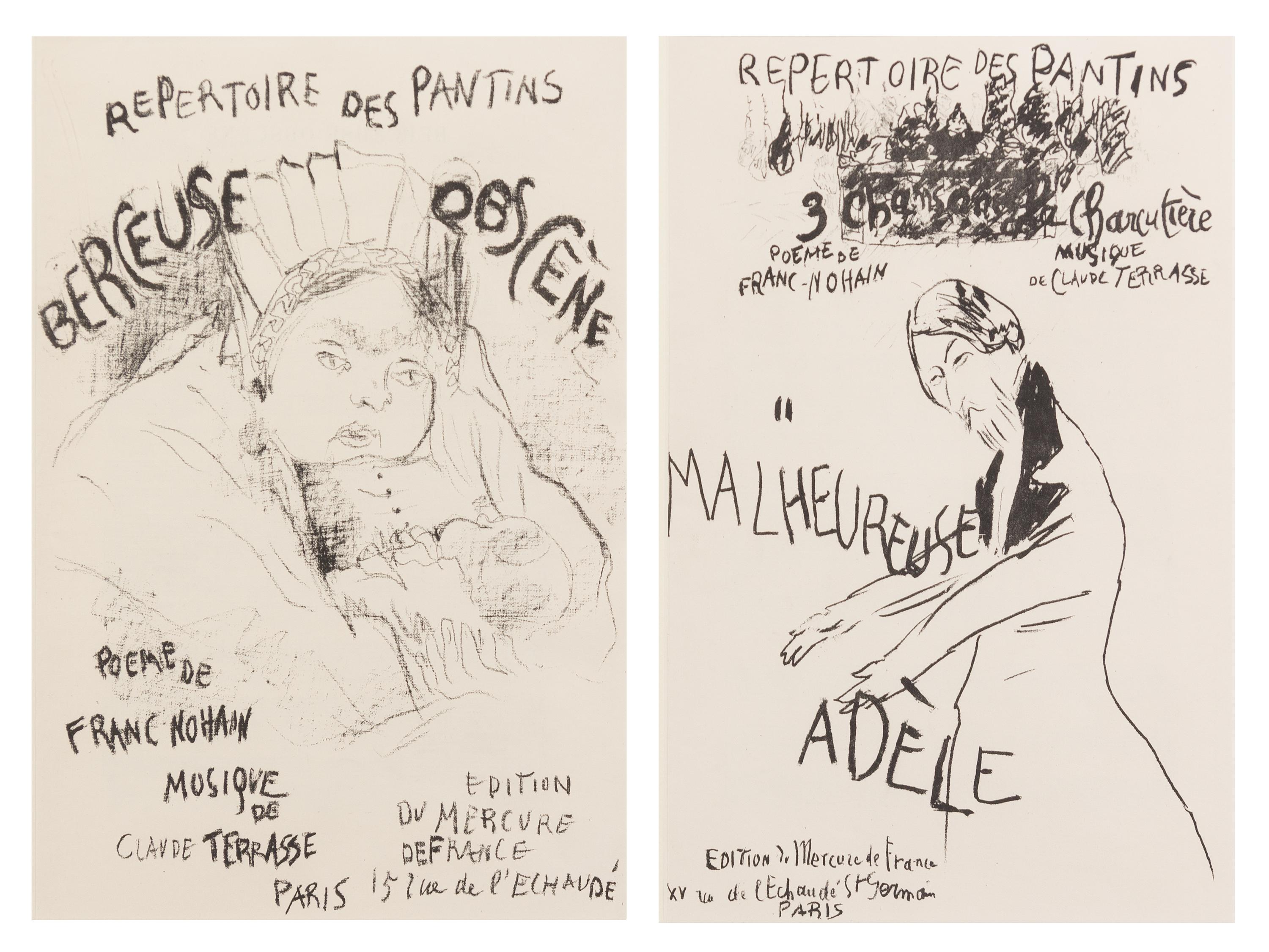 Pierre Bonnard, (French, 1867-1947), Covers from the series Le repertoire des patins (a pair of works)