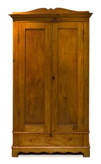 An American Pine Armoire Height 79 x width 45 x depth 23 inches. — 19TH CENTURY