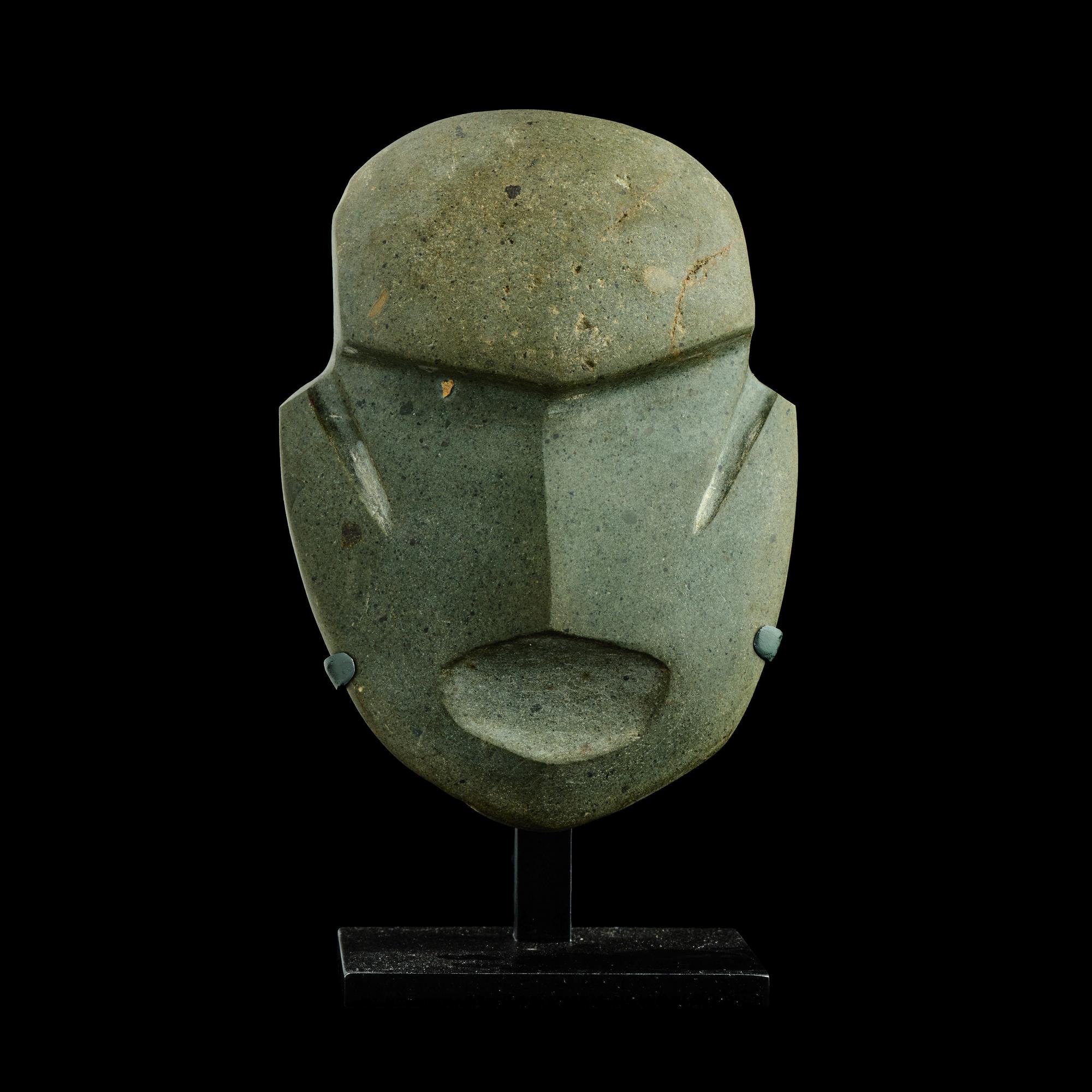 A Mezcala Jade Mask