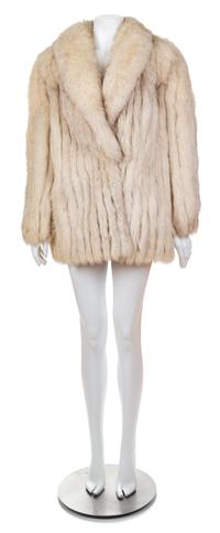 A Saga Fox Coat, Size 12.