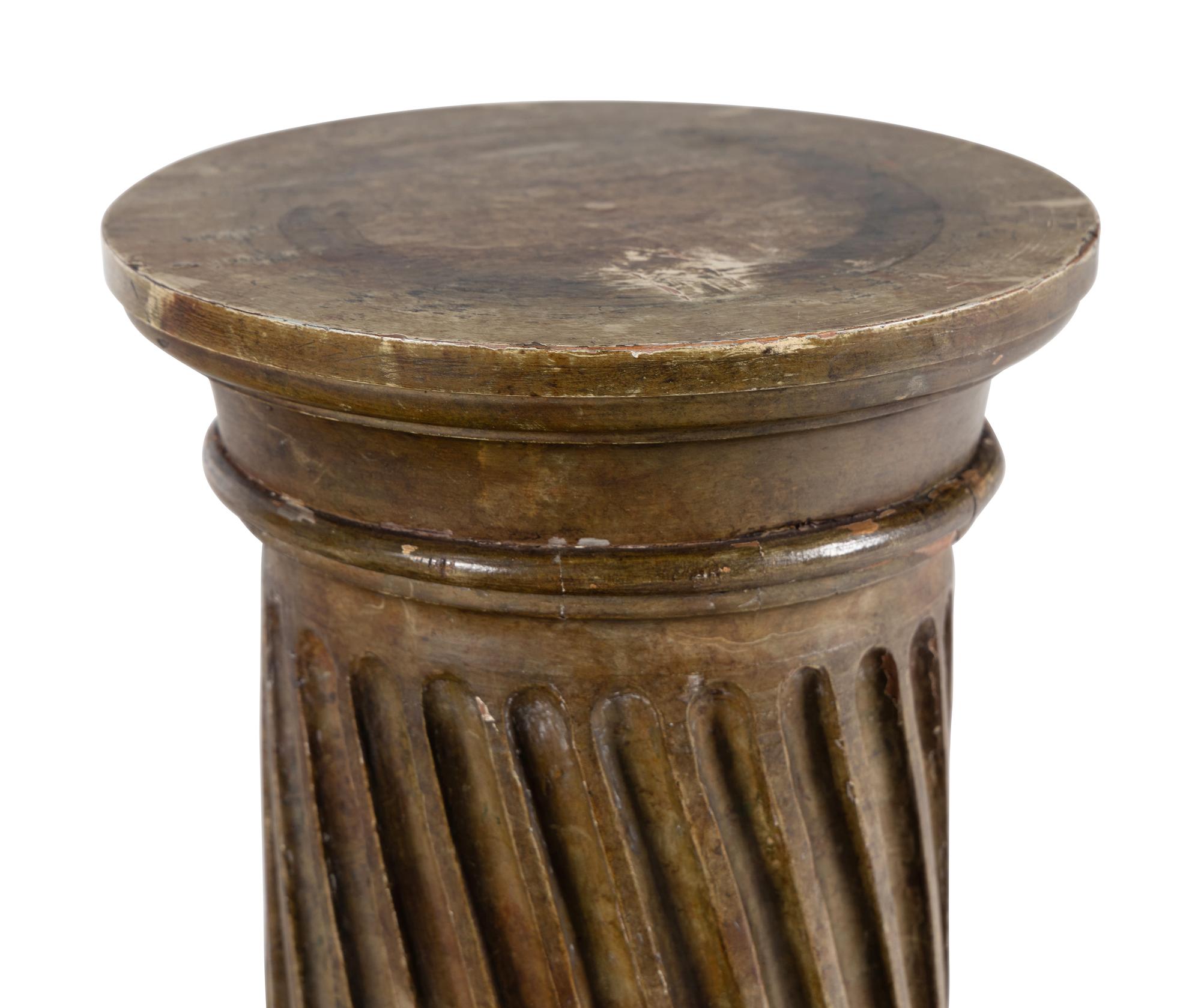 A Continental Painted Pedestal