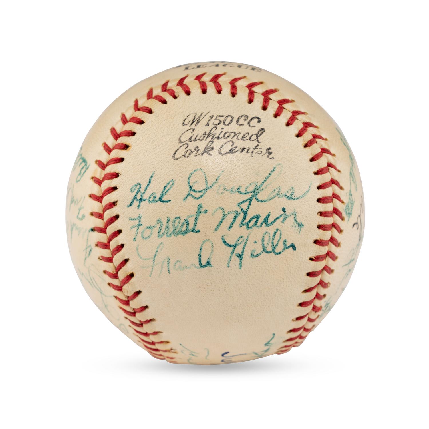 A 1947 Kansas City Blues Team Signed Autograph Baseball