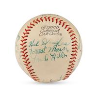 A 1947 Kansas City Blues Team Signed Autograph Baseball