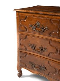 A Louis XV Provincial Walnut Commode