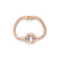 RETRO, ROSE GOLD, DIAMOND AND RUBY BRACELET