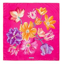 Salvatore Ferragamo Scarf, pink with flowers