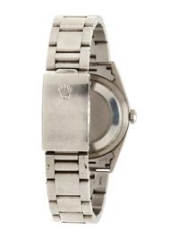 ROLEX, REF. 16200 STAINLESS STEEL BLUE ROMAN 'OYSTER PERPETUAL DATEJUST' WATCH
