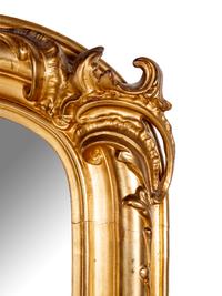 A Louis XV Style Giltwood Mirror