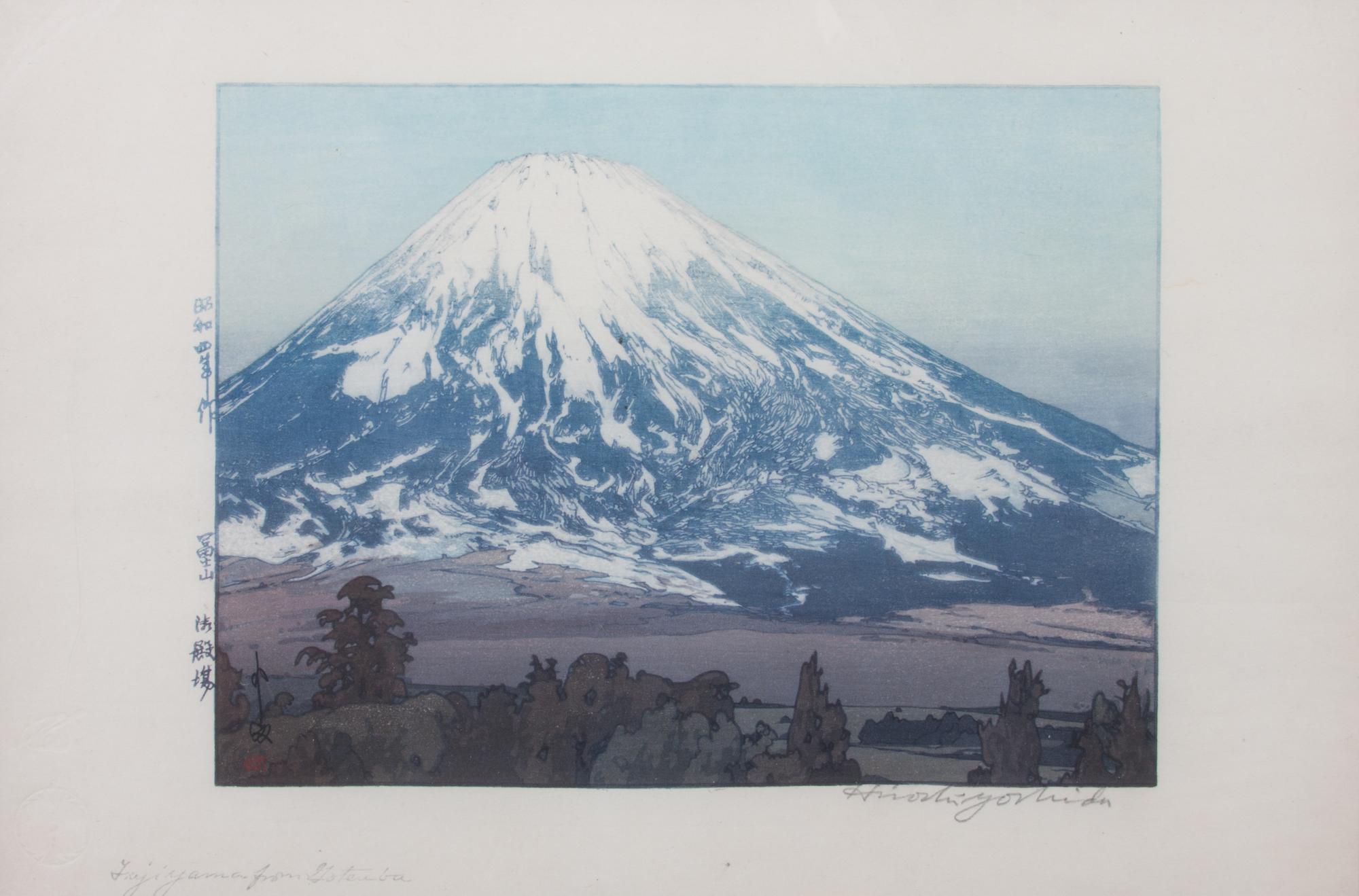 Hiroshi Yoshida, (Japanese, 1876-1950), Fuiji Mountain