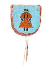 Plateau Pictorial Beaded Belt Pouch