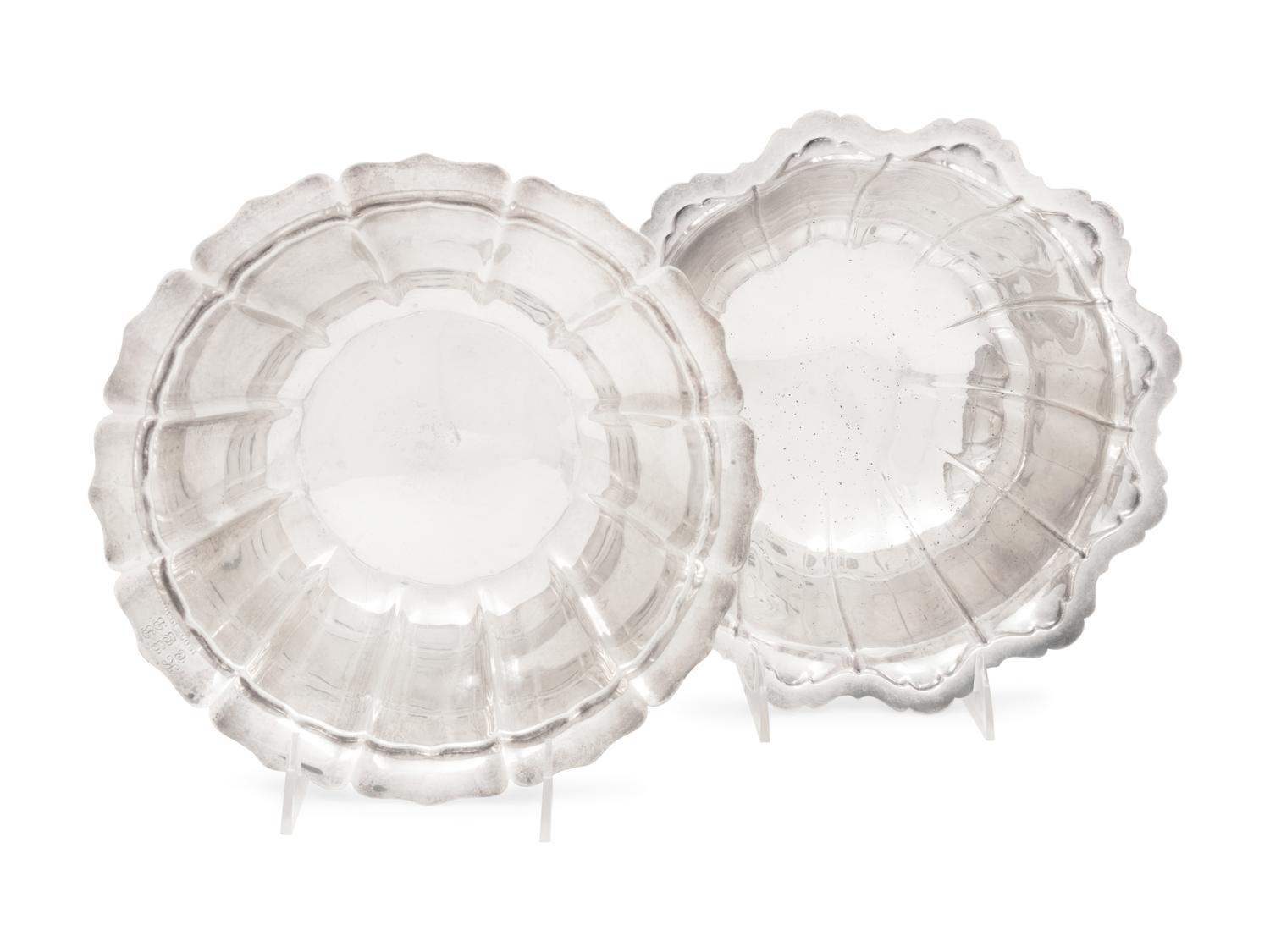 Two American Silver Bowls