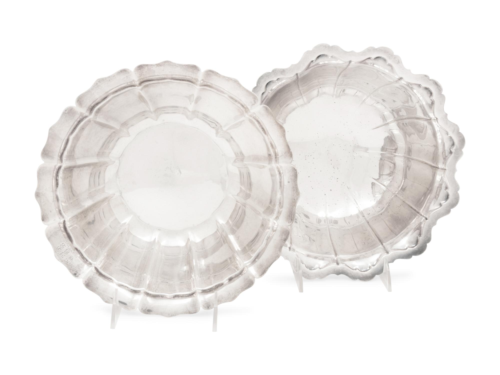 Two American Silver Bowls