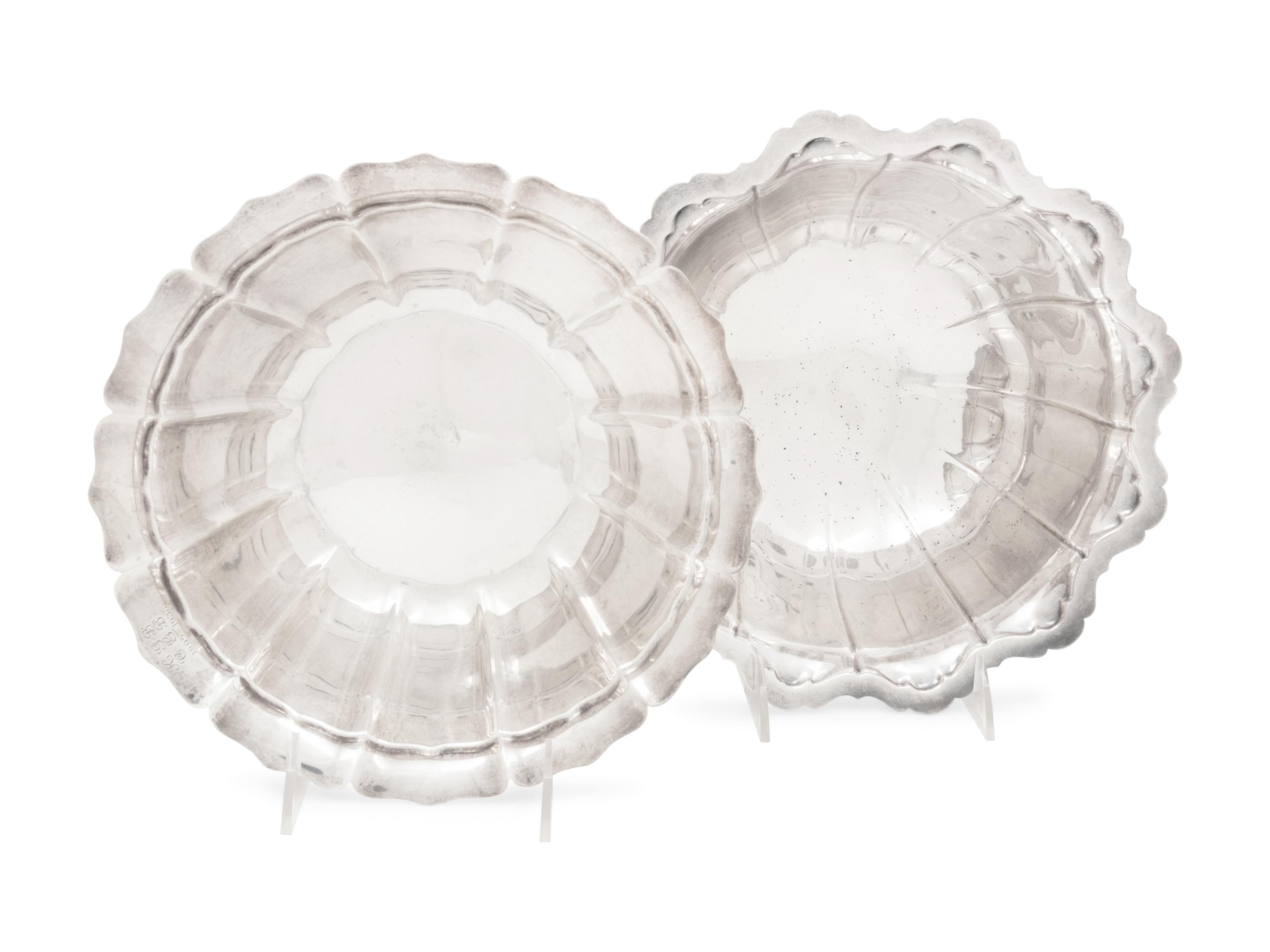 Two American Silver Bowls
