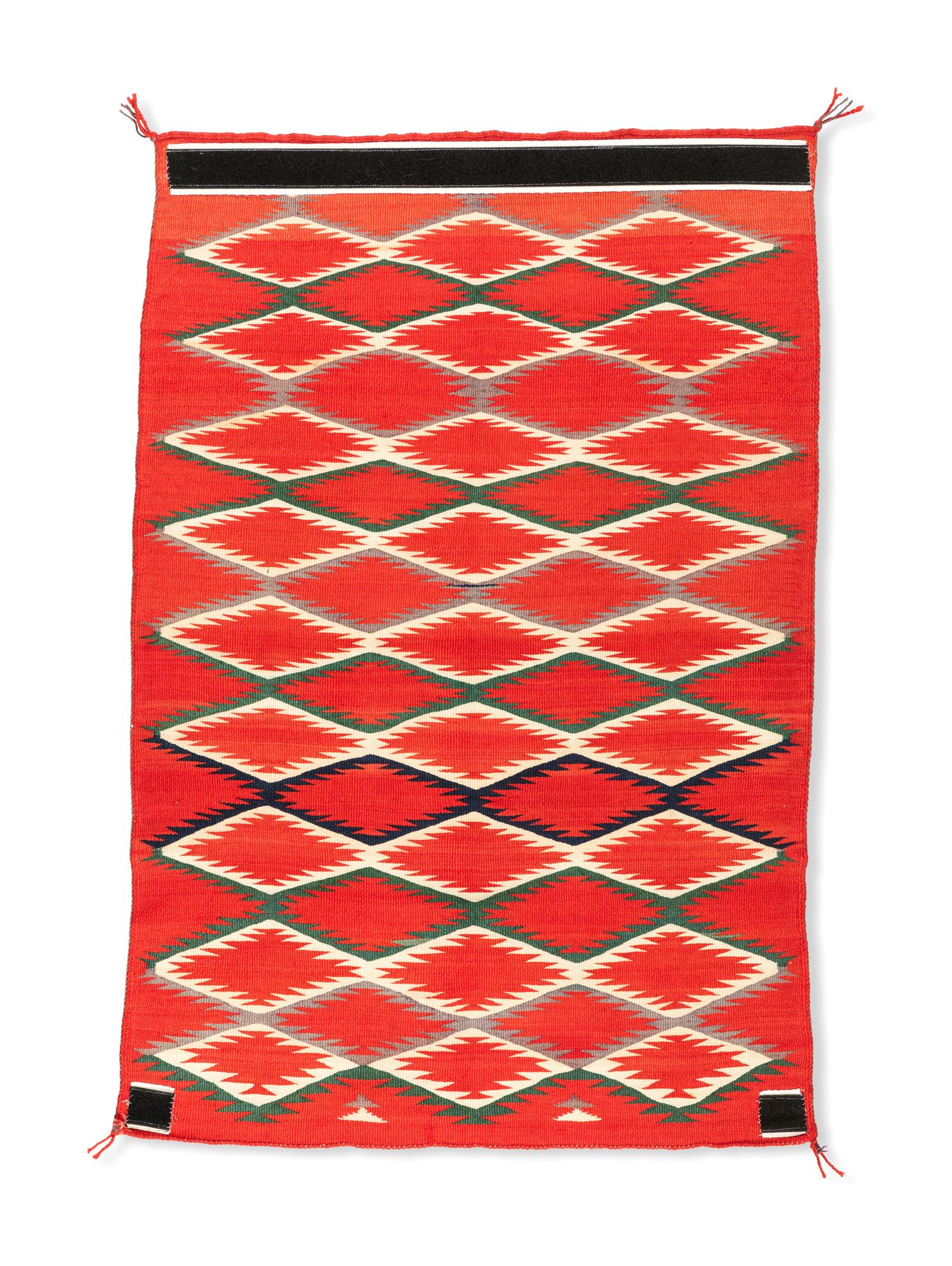 Navajo Germantown Child's Blanket / Rug