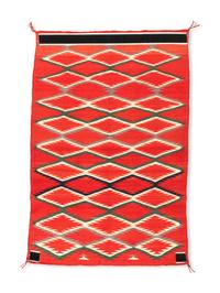 Navajo Germantown Child's Blanket / Rug
